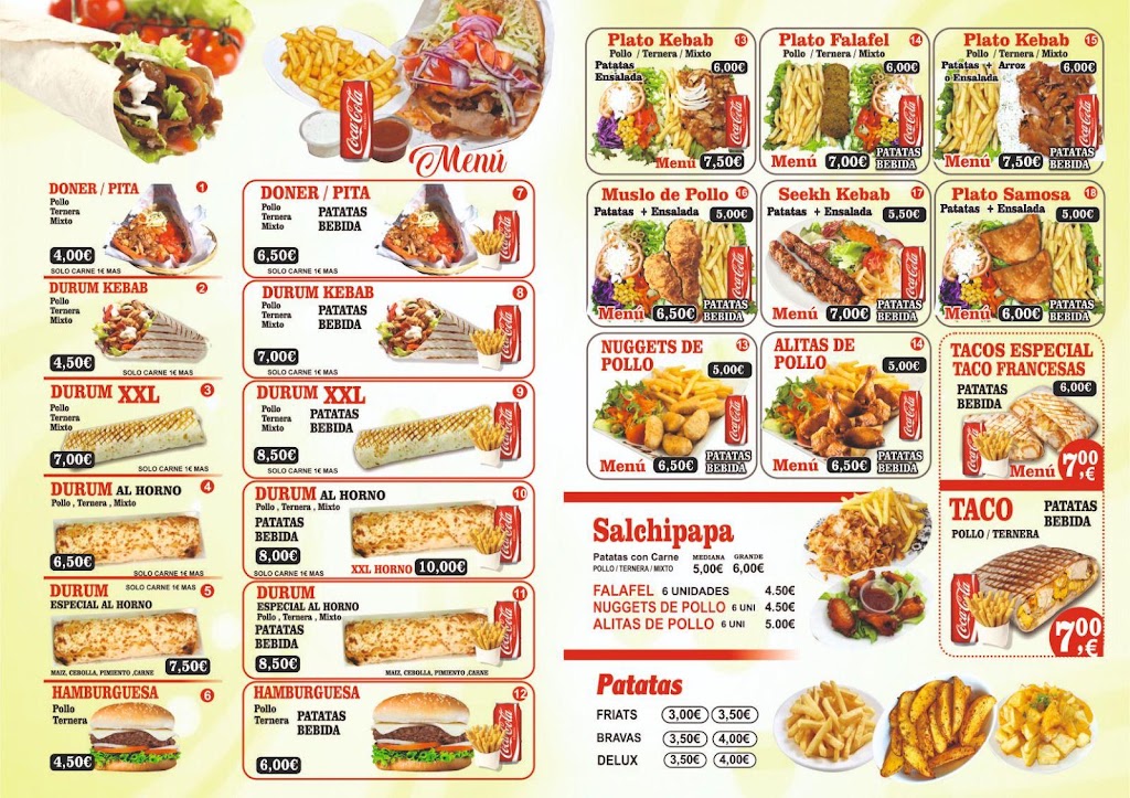XXL Kebab (Halal) — Del propietario