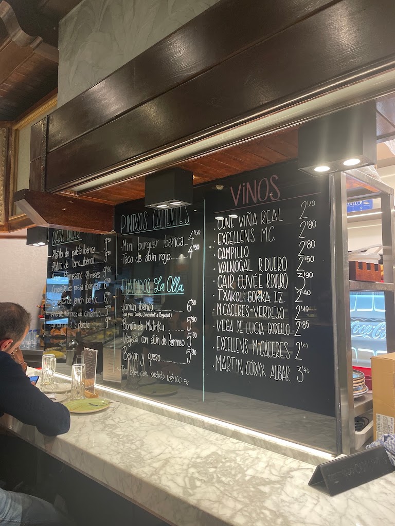 Restaurante La Olla — Carta