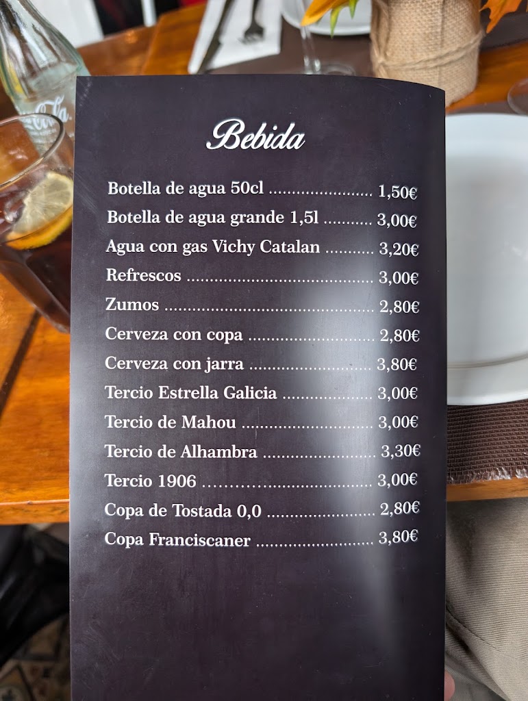 Family Bar — Carta