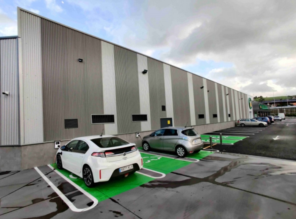 Estacion de carga de vehiculos electricos