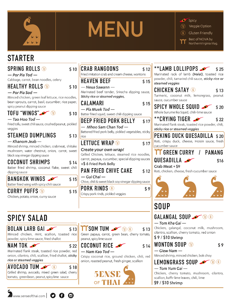 SENSE OF THAI , One Loudoun