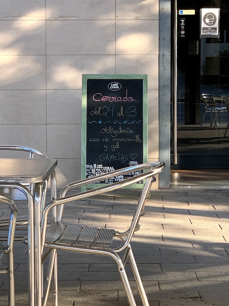 Bar El Punt de la I — Carta