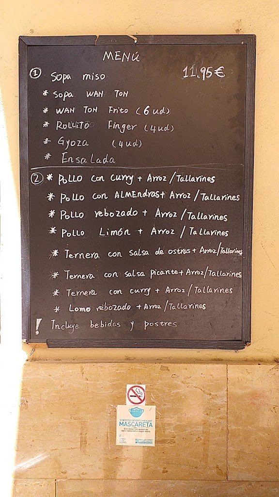 Cafeteria Christian — Carta