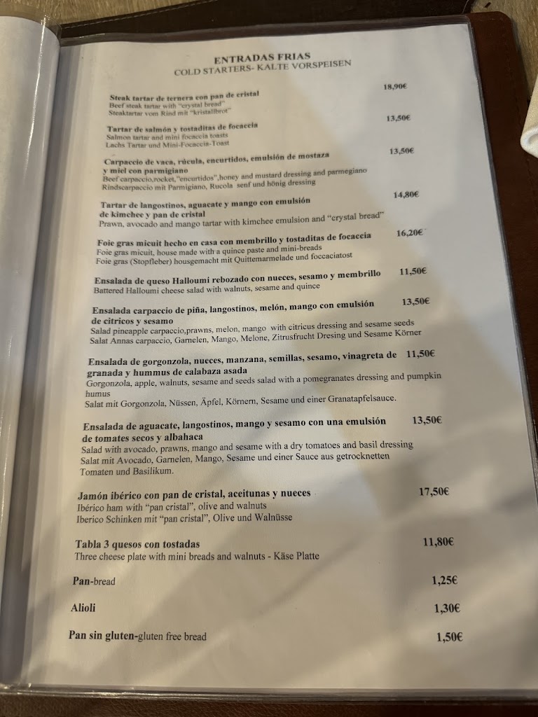 El Gaucho — Carta