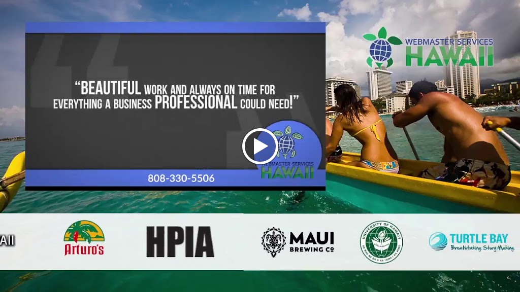 Webmaster Services Hawaii Hawaii Web Design Hawaii Seo