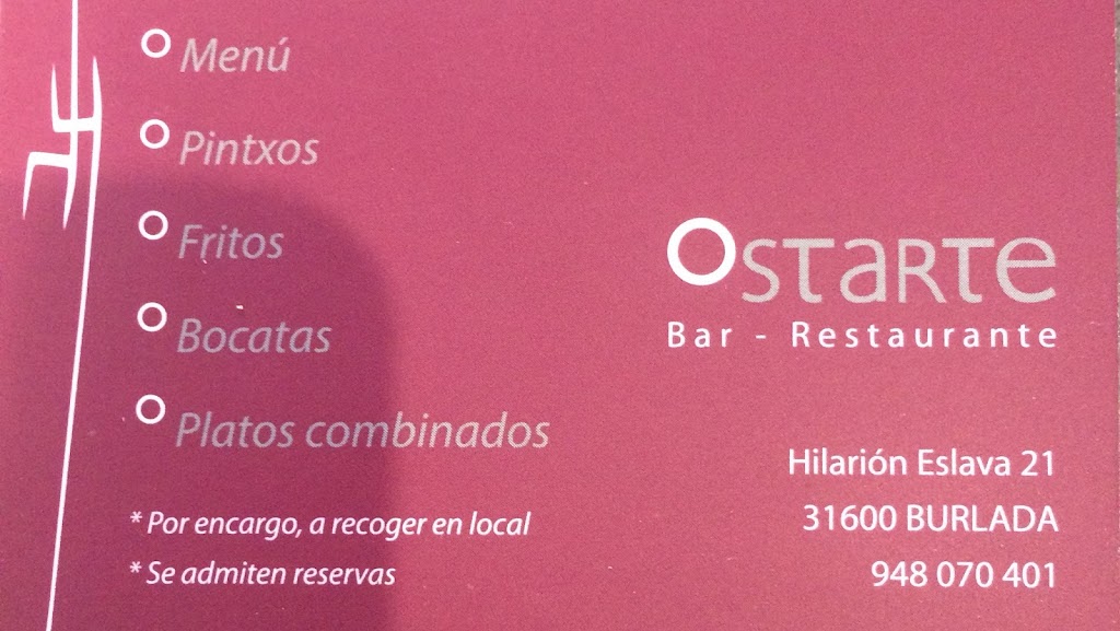 Taberna Ostarte — Del propietario