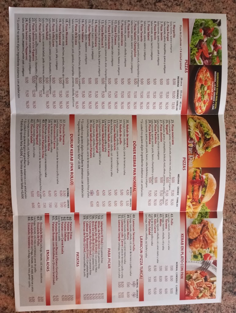 Requena Rica Kebab-Pizzeria — Del propietario