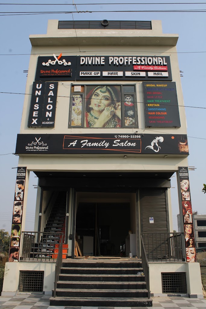 Divine Professional Family Salon Unisex Beauty Bridal Makeup Hair