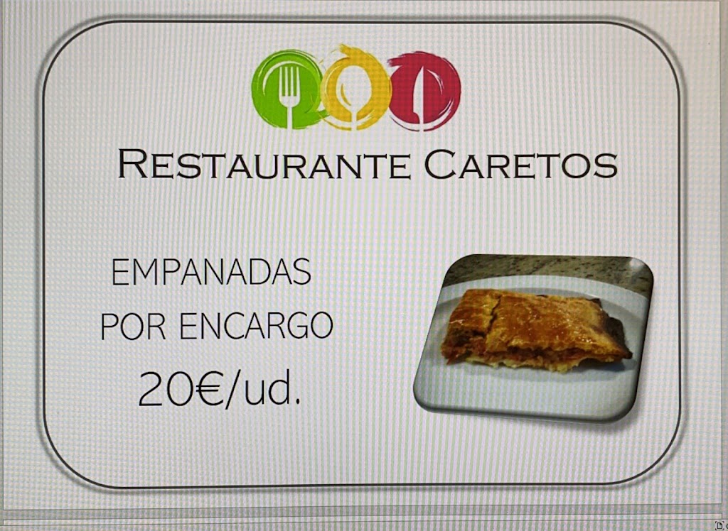 Restaurante Caretos — Carta