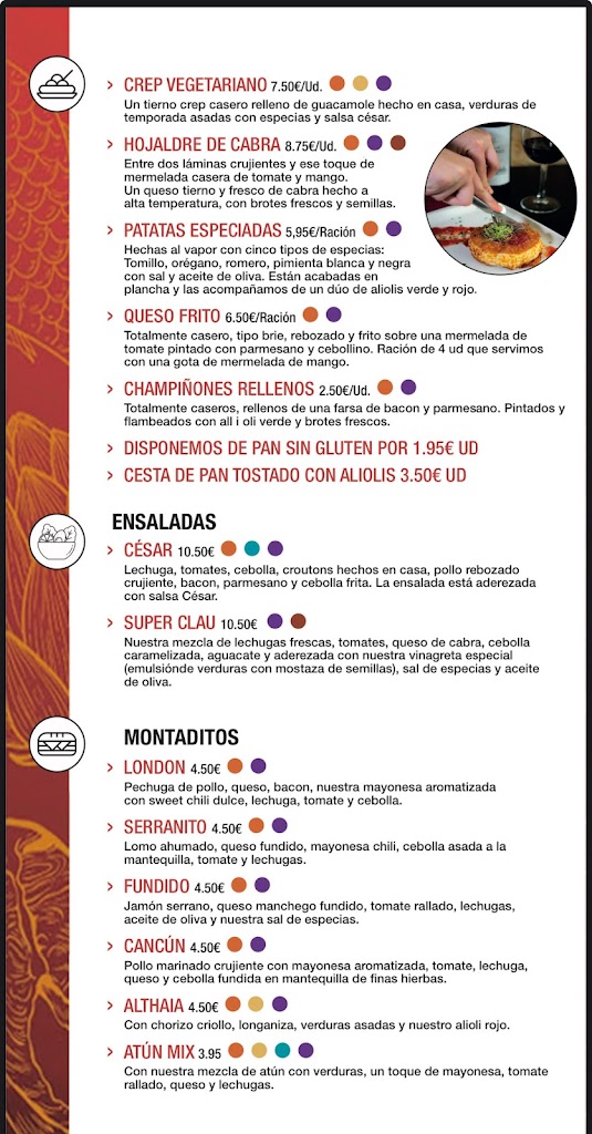 La Clau d'Altea — Carta