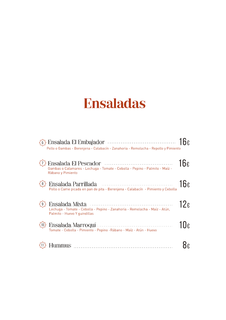 EL EMBAJADOR — Carta