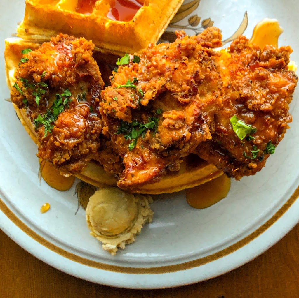 Chicken and waffles