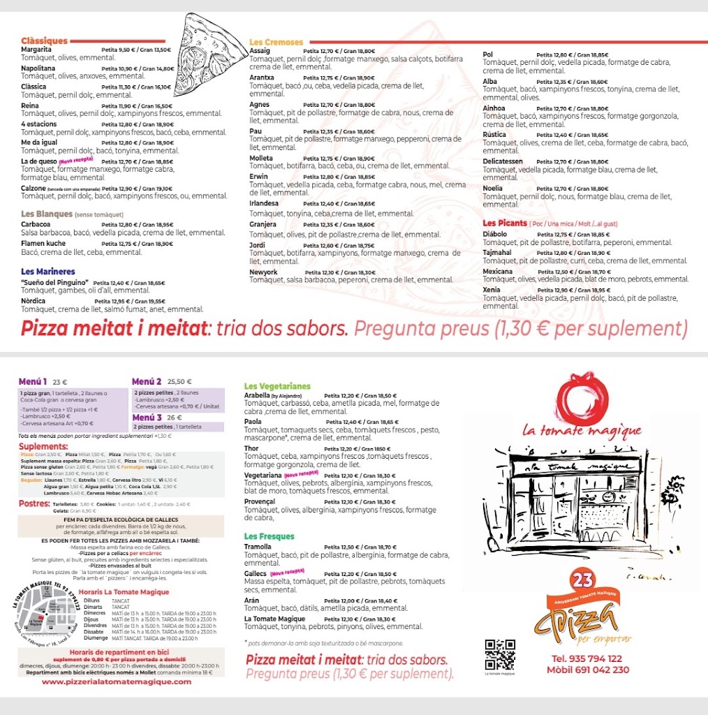 La tomate magique — Carta