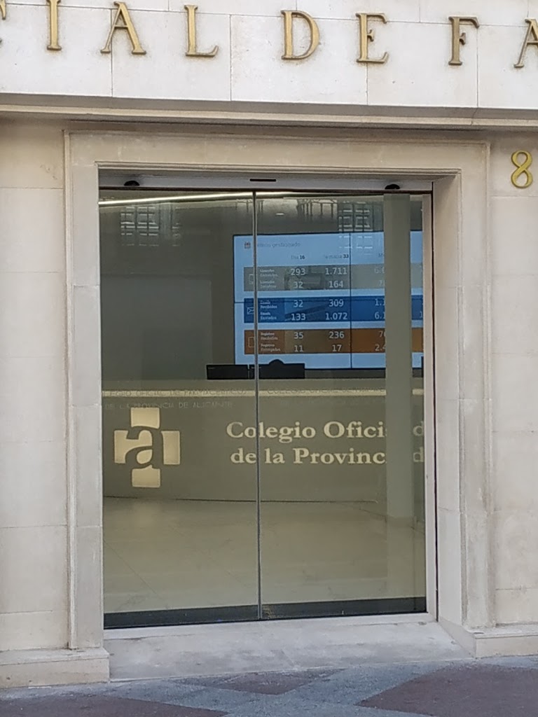 Colegio de farmaceuticos de la provincia de Alicante