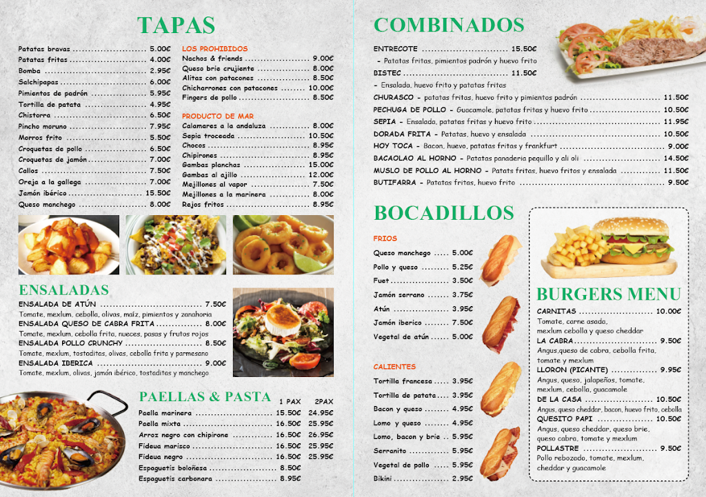Bar Unic — Carta