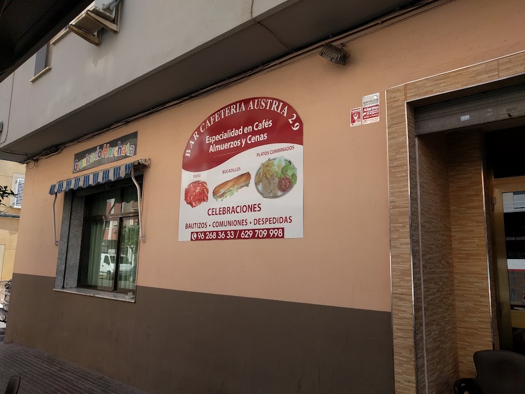 Bar Cafeteria Austria-29 — Carta