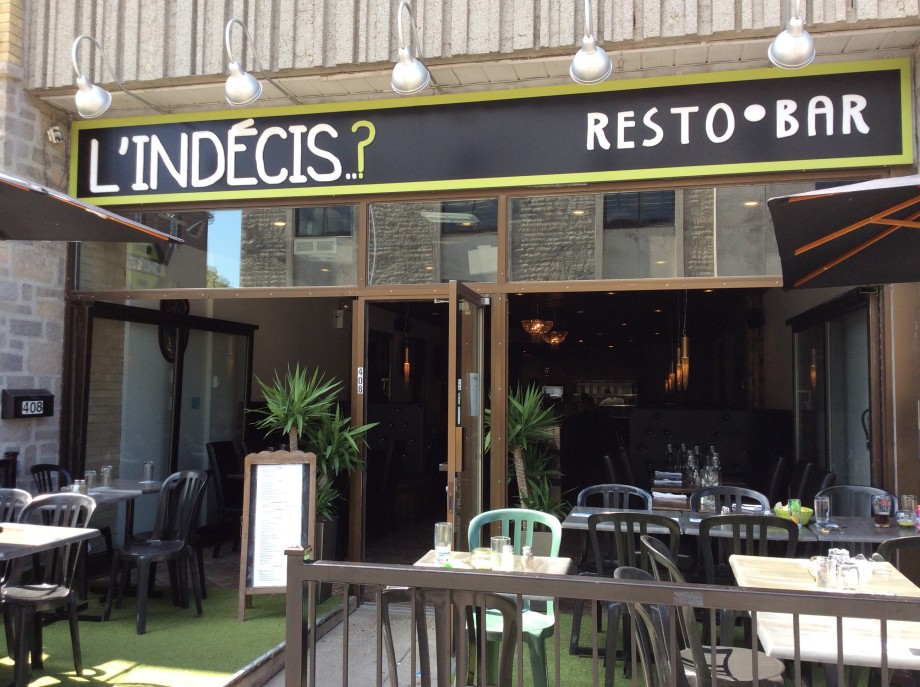 L'Indécis Resto-Bar in Joliette