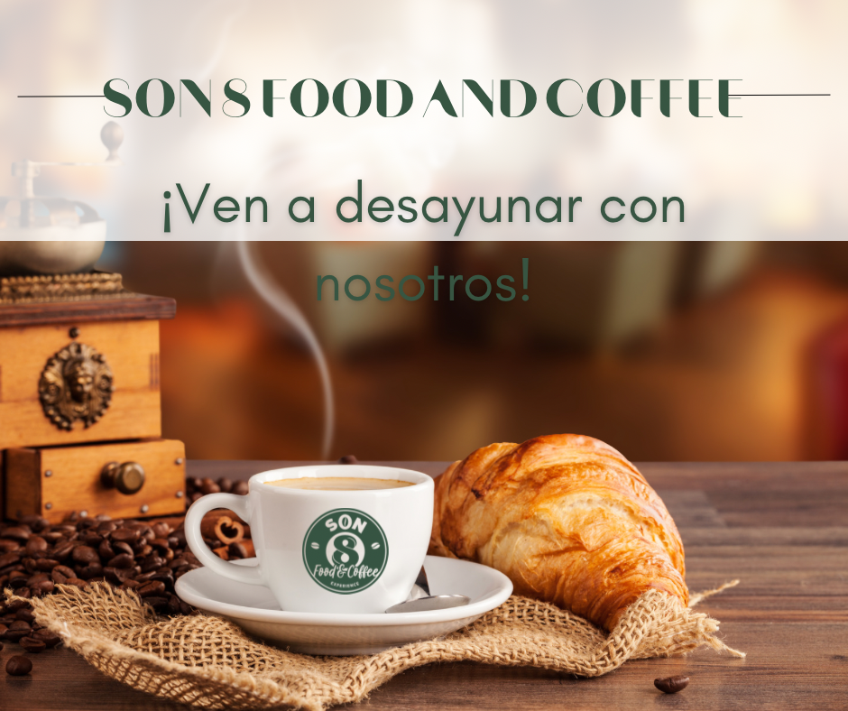 Son 8 Food and Coffee, Bar Cafeteria — Comida y bebida