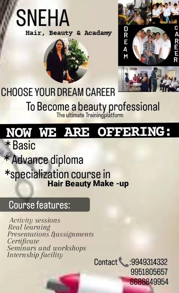 Gayathri S Sneha Hair Beauty Academy