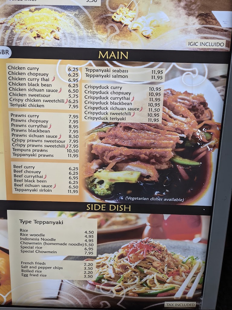 Restaurante Go Chow Mein Asian Street Food — Carta