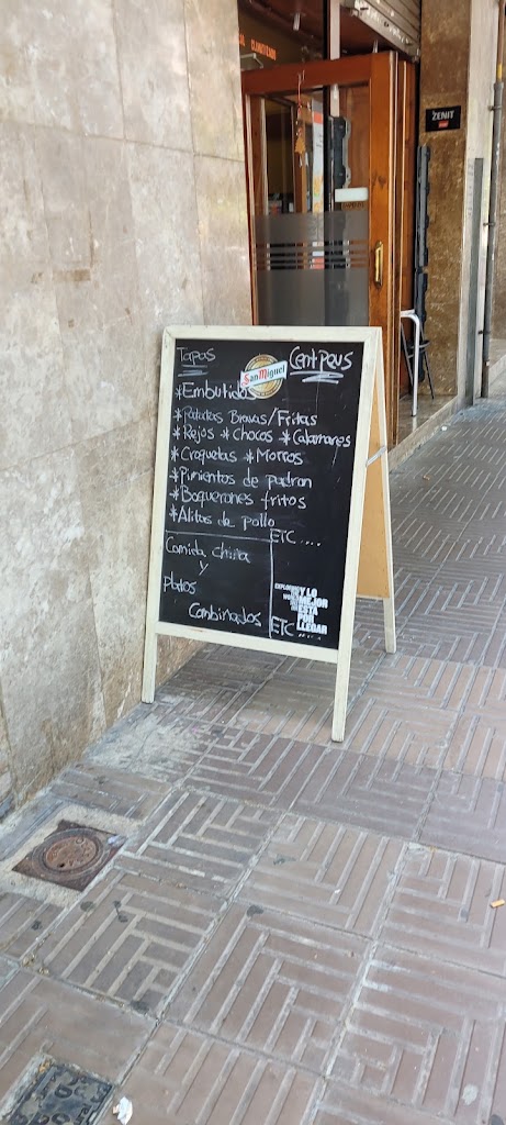 Cafe Bar Centpeus — Carta