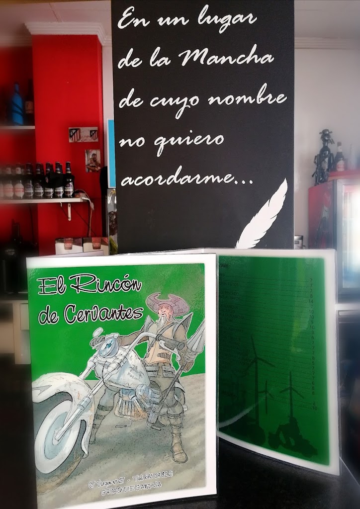 Restaurante El Rincon De Cervantes — Carta