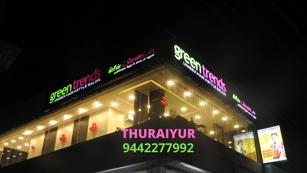 Green Trends Unisex Hair Style Salon Beauty Parlour Thuraiyur