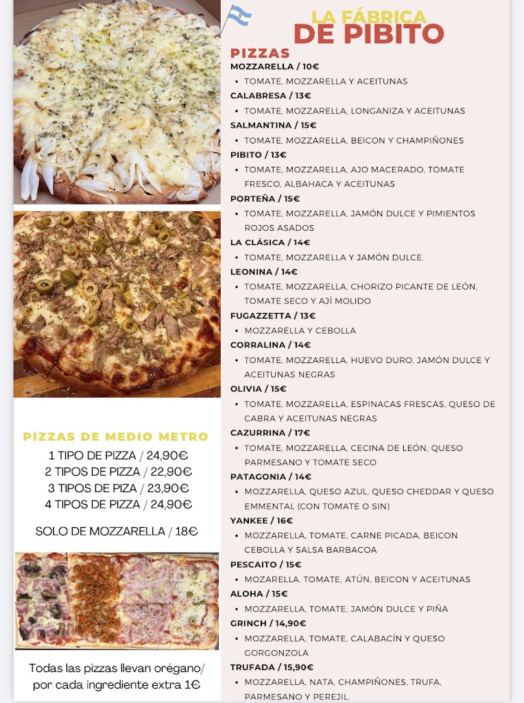 La fabrica de Pibito — Carta
