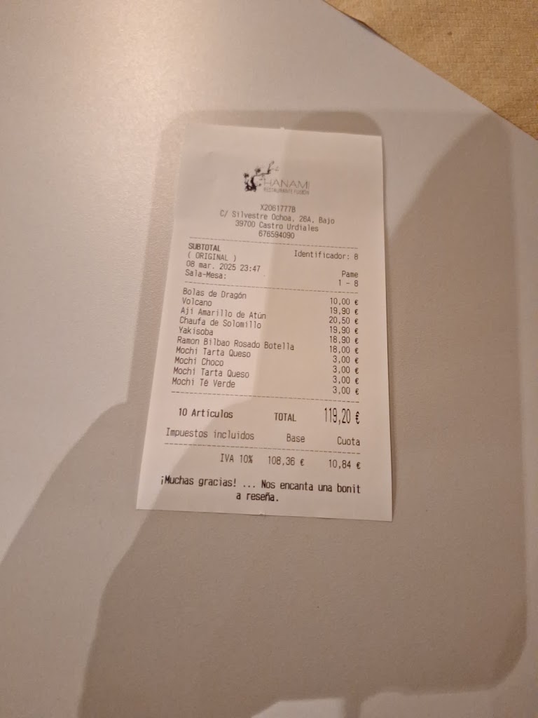 Restaurante Hanami — Mas recientes