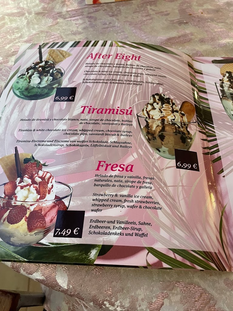 Restaurante El Maestro — Carta