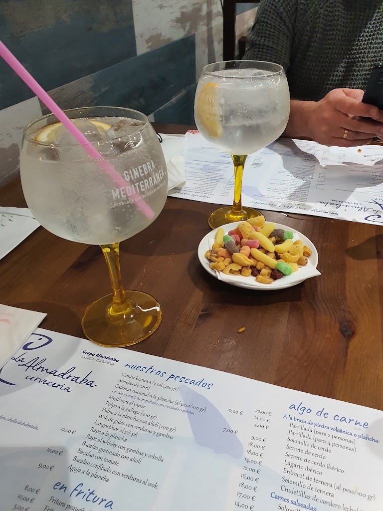 La Almadraba — Carta