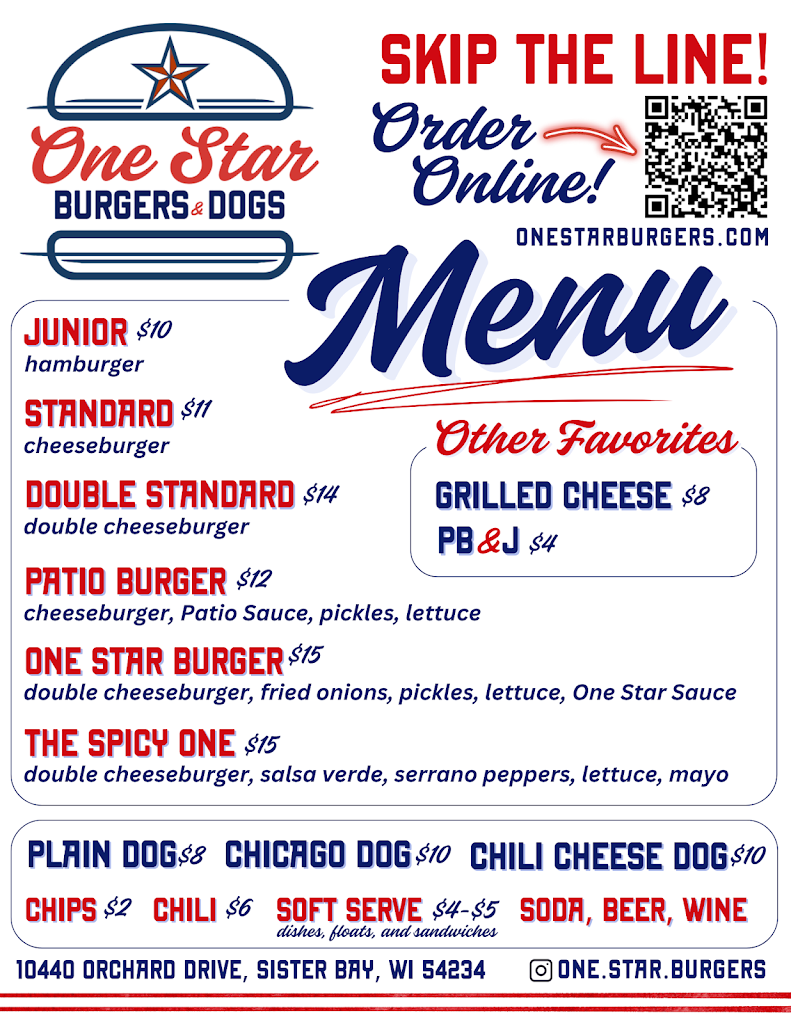  One Star Burgers & Dogs