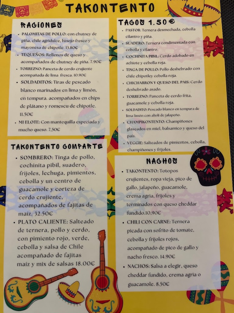 takontento temple — Carta