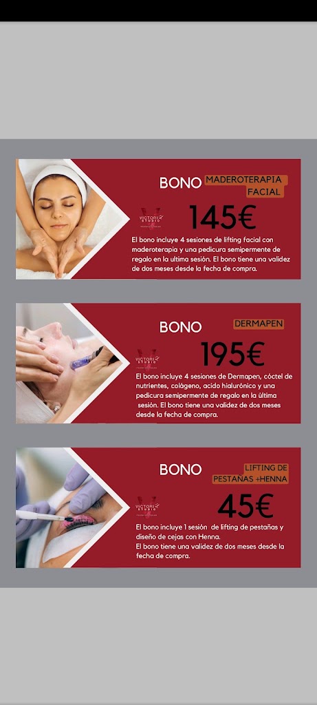 Victoria Studio Cejas y Pestanas — Carta
