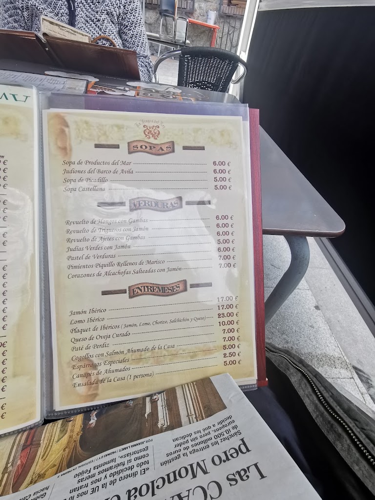 La Fragua del Rey — Carta