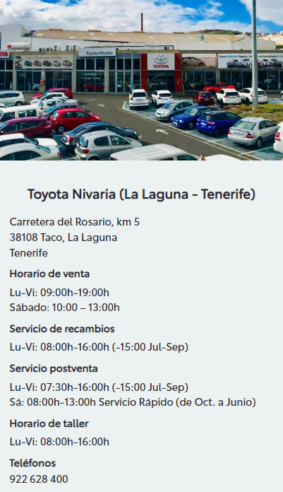 Toyota Nivaria — Del propietario