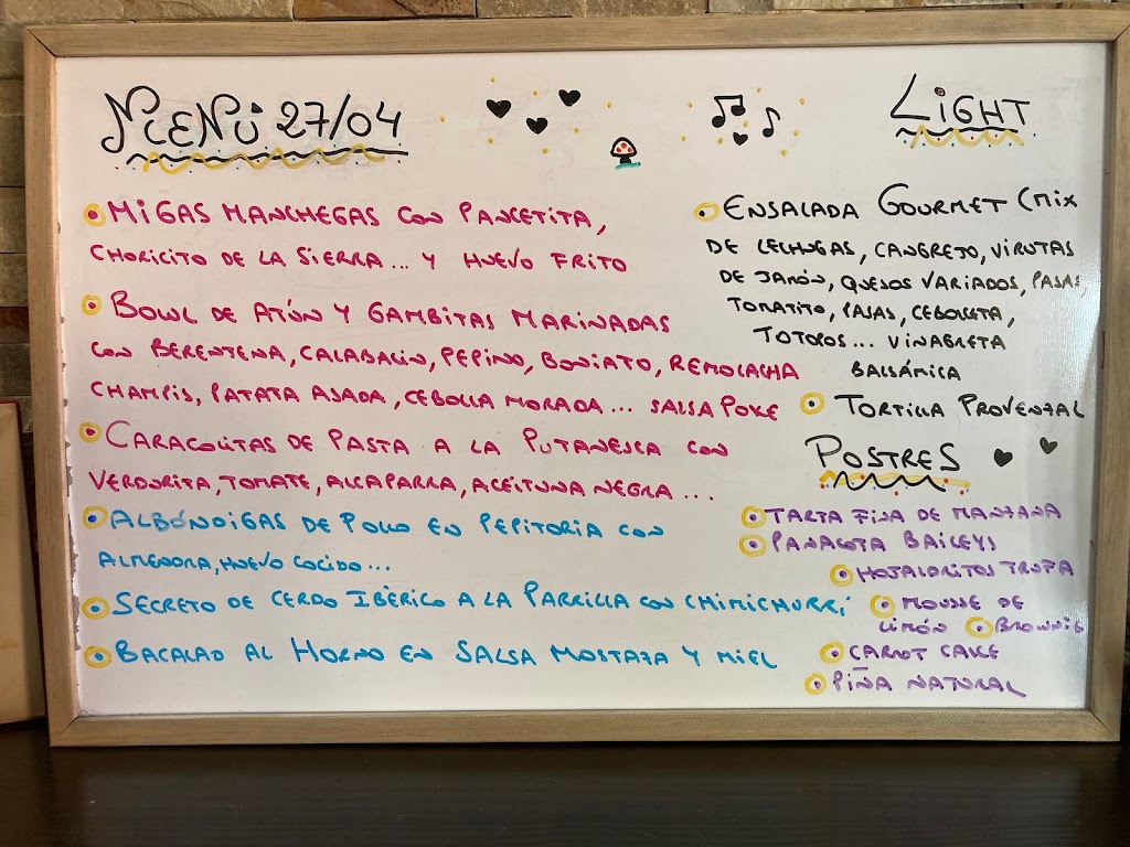 Edulis restaurante — Carta