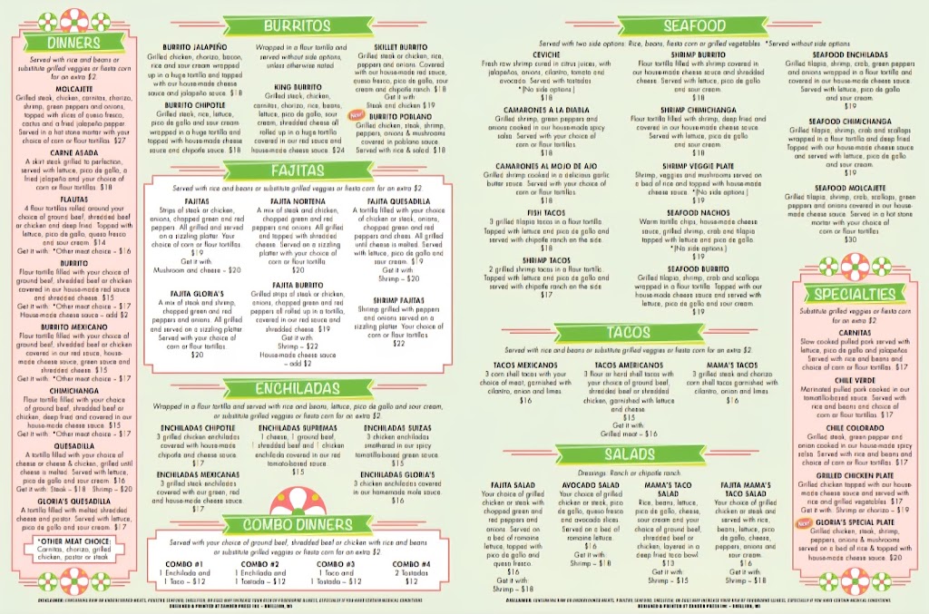  Gloria's Cantina & Mexican Grill