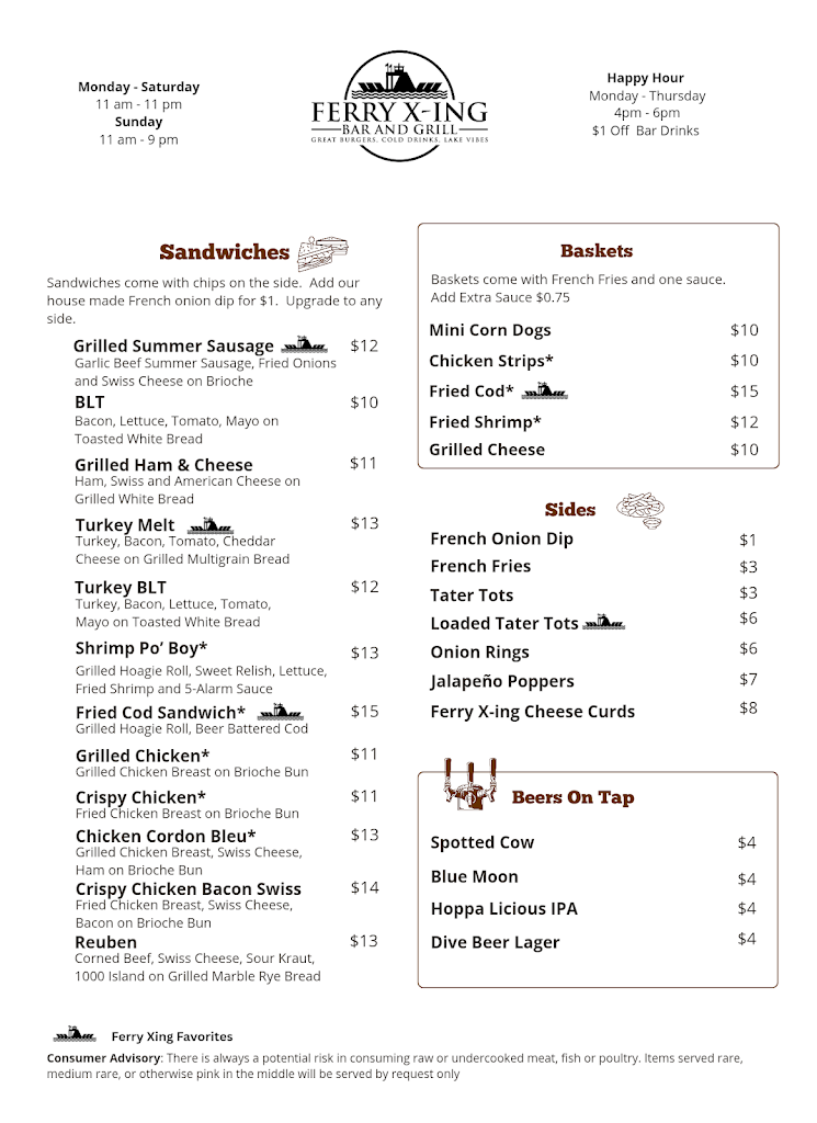  Ferry X-ing Bar & Grill