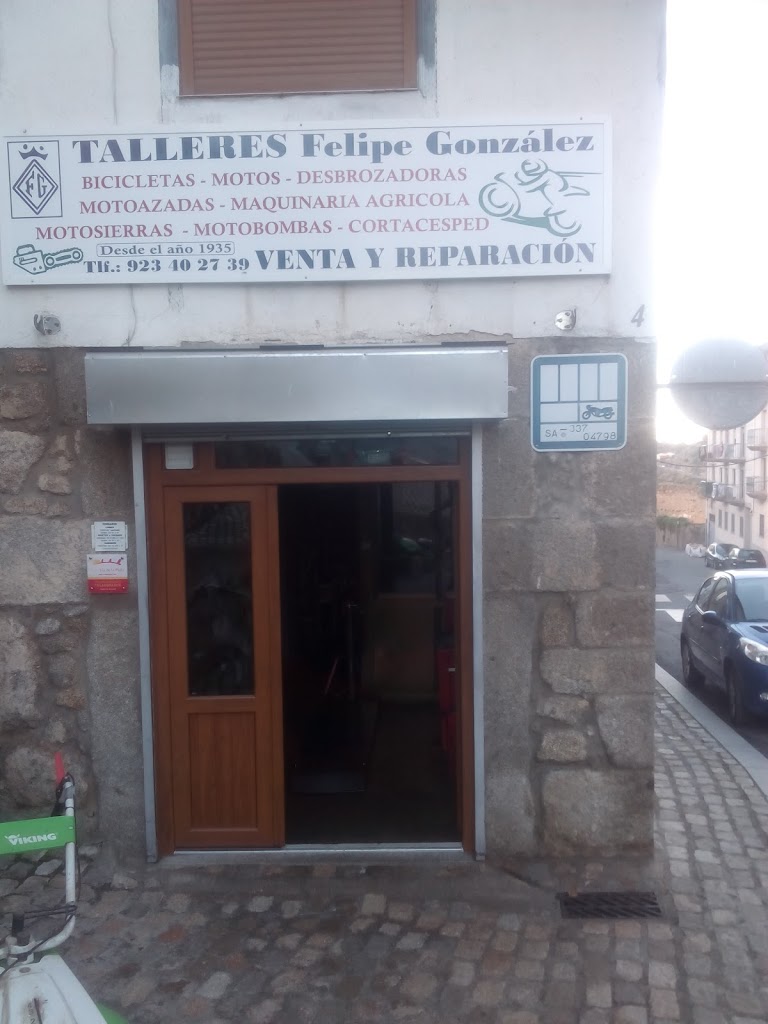 Taller de motos Felipe Gonzalez, bicicletas, motos, motosierras, maquinaria de jardineria