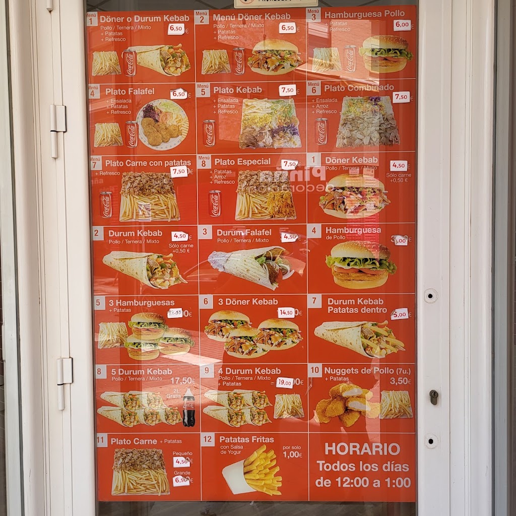 Grupo King Kebab — Carta