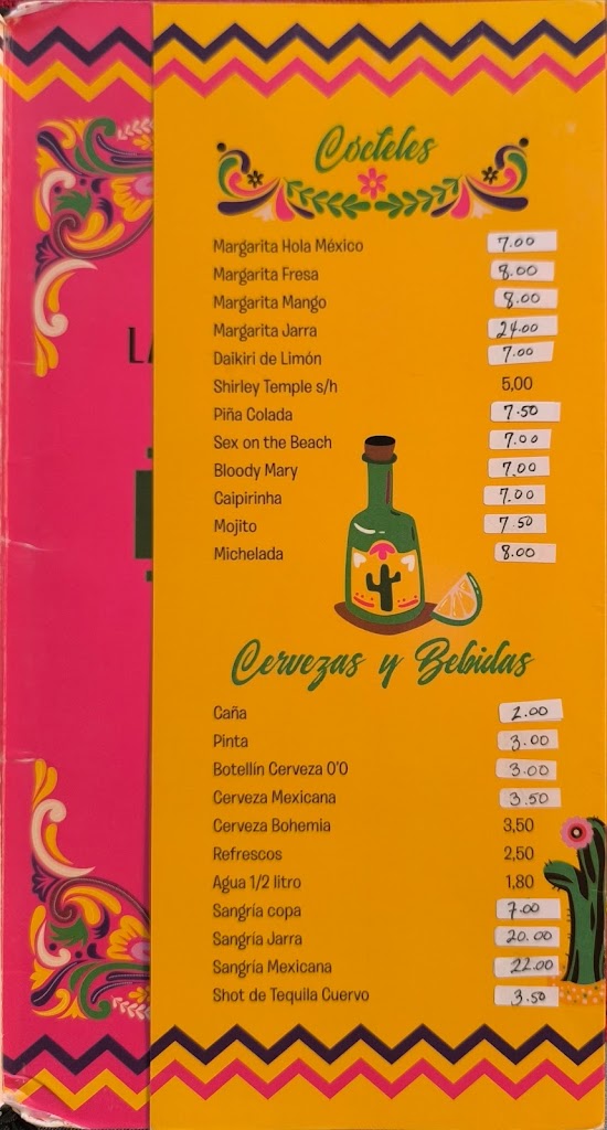 Hola mexico — Carta