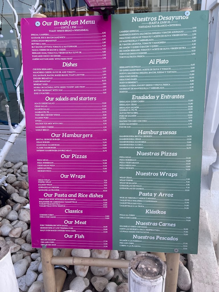 George'S Bar — Carta