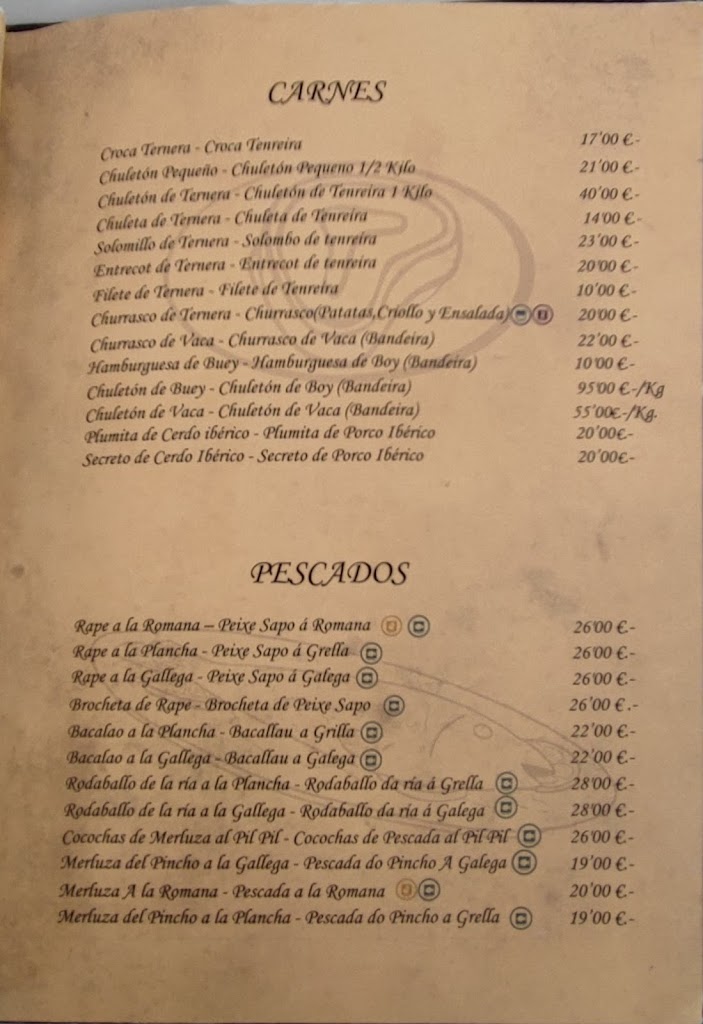 Meson O Cruce — Carta