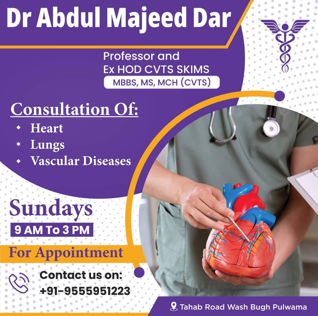 Dr. Dr Majeed S Heart Care Clinic Pulwama