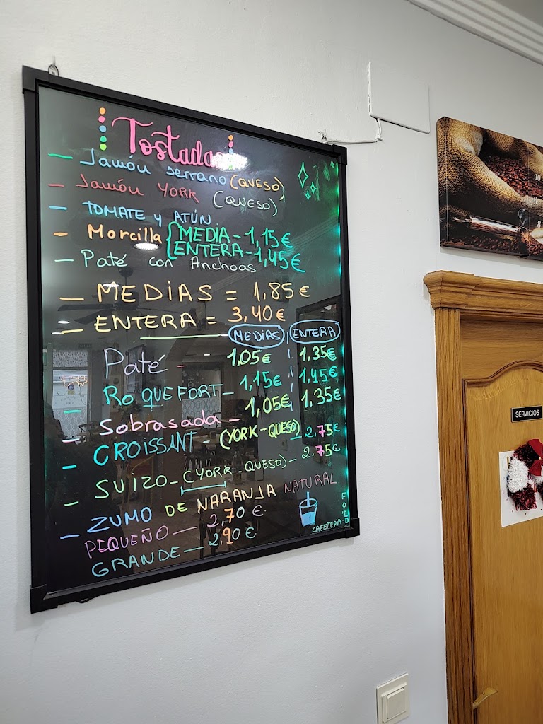 Cafeteria Foid — Carta