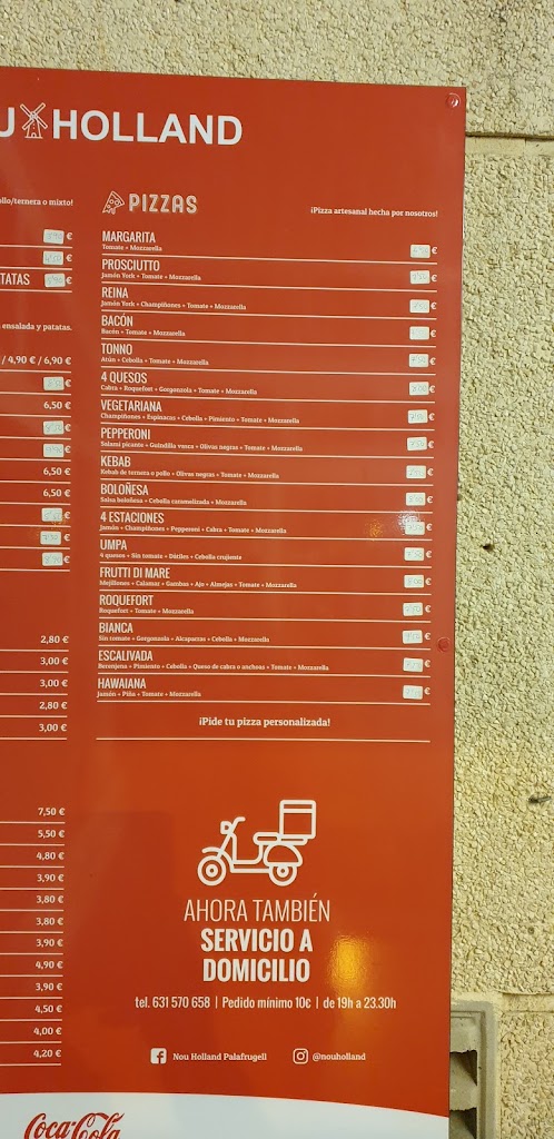 Nou Holland — Carta