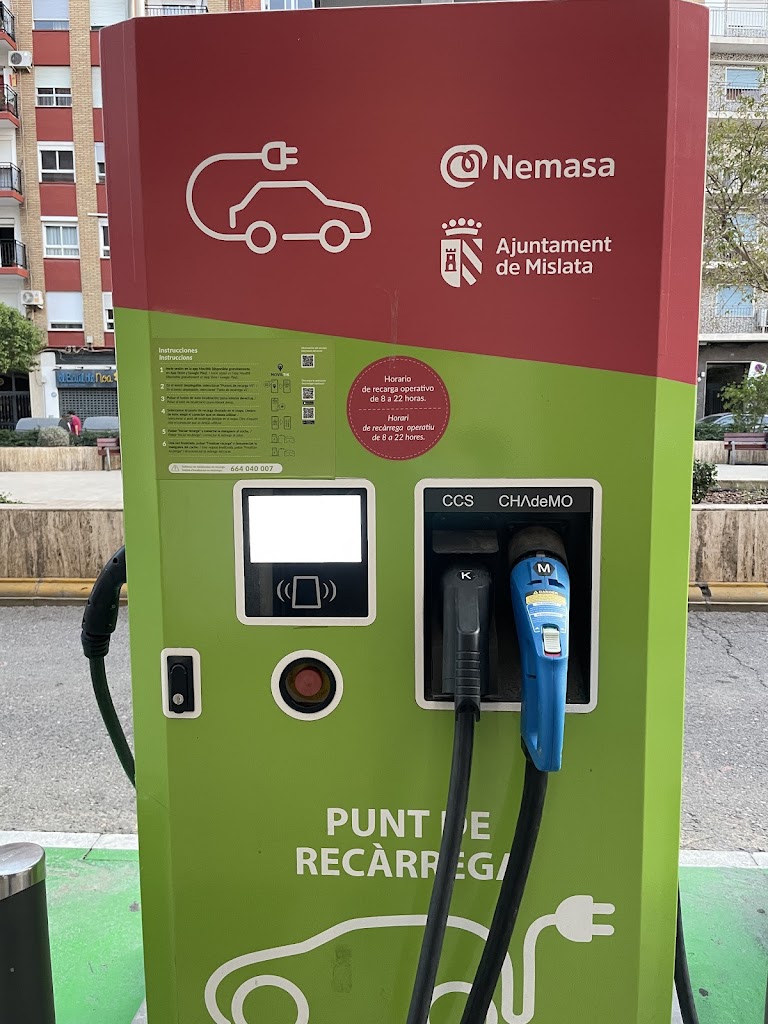 Estacion de carga de vehiculos electricos