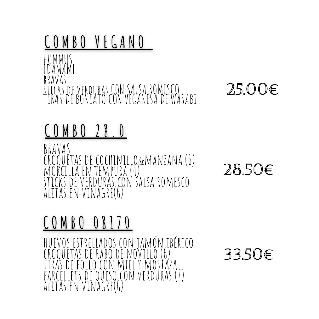 El Vintivuit — Carta