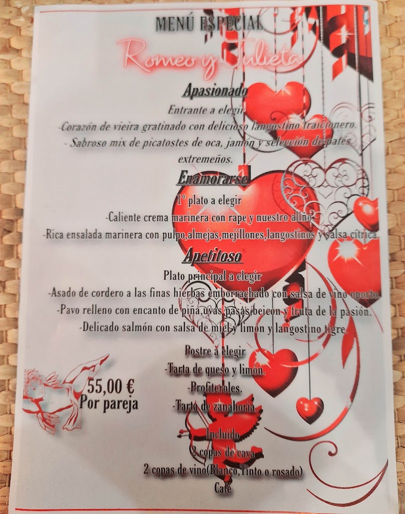 Restaurante en Torre Del Mar - Taberna Padre Pio — Carta
